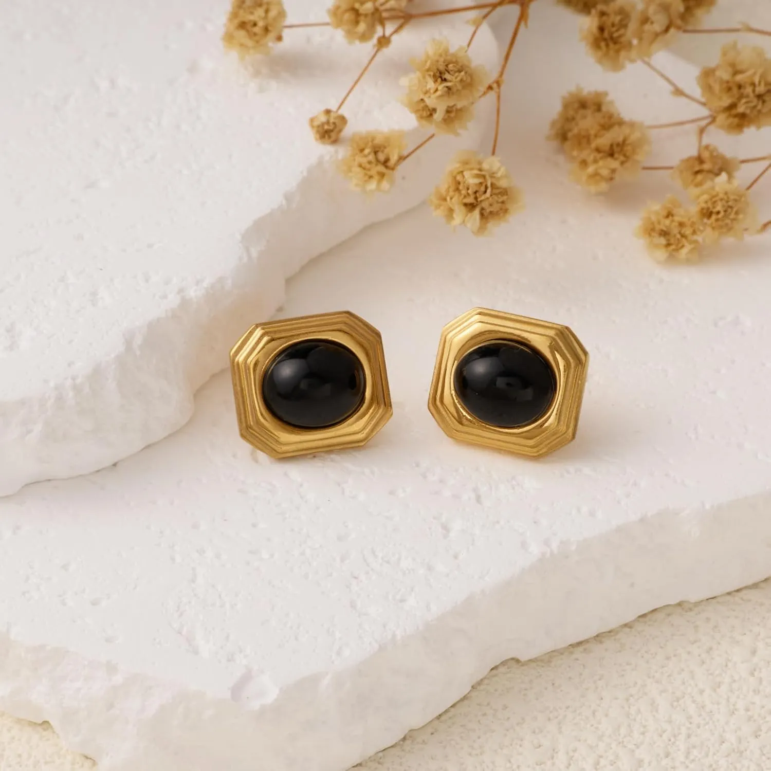 18K Gold Plated Earrings for Women Cute Earrings Chunky Drop Dangle Earrings Trendy Earrings Jewelry Gift for Women