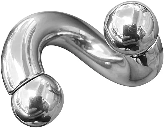 316L Surgical Steel Twist Spiral Barbell 00G 0G 2G 4G 6G 8G Monster Large Gauge Twister Ring Pa Prince Albert Barbell Earring Cartilage Heavy Piercing Jewelry