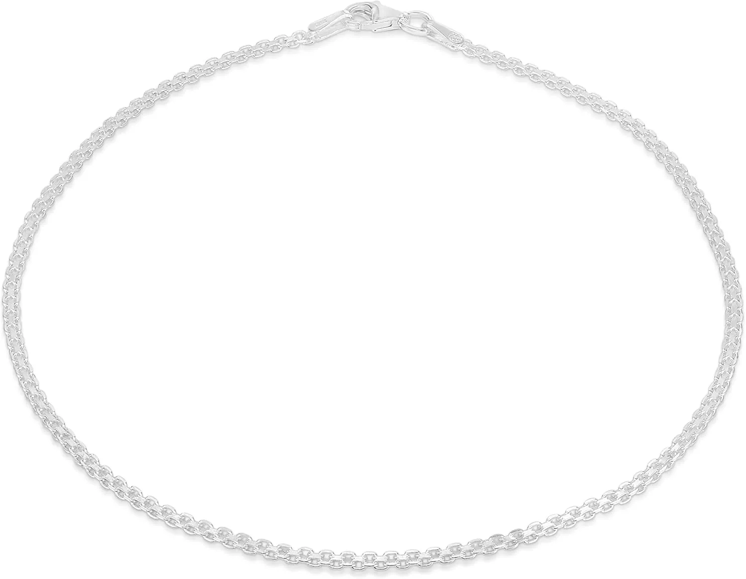 925 Sterling Silver Anklets For Women, Ankle Bracelets for Women, Beach Anklets, Bead Anklet, Summer Jewelry, 10 Inch Anklet