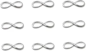 ALIMITOPIA Infinity Symbol Connectors Jewelry Making Charms Pendants