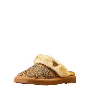 Ariat Ladies Embossed Square Toe Slipper
