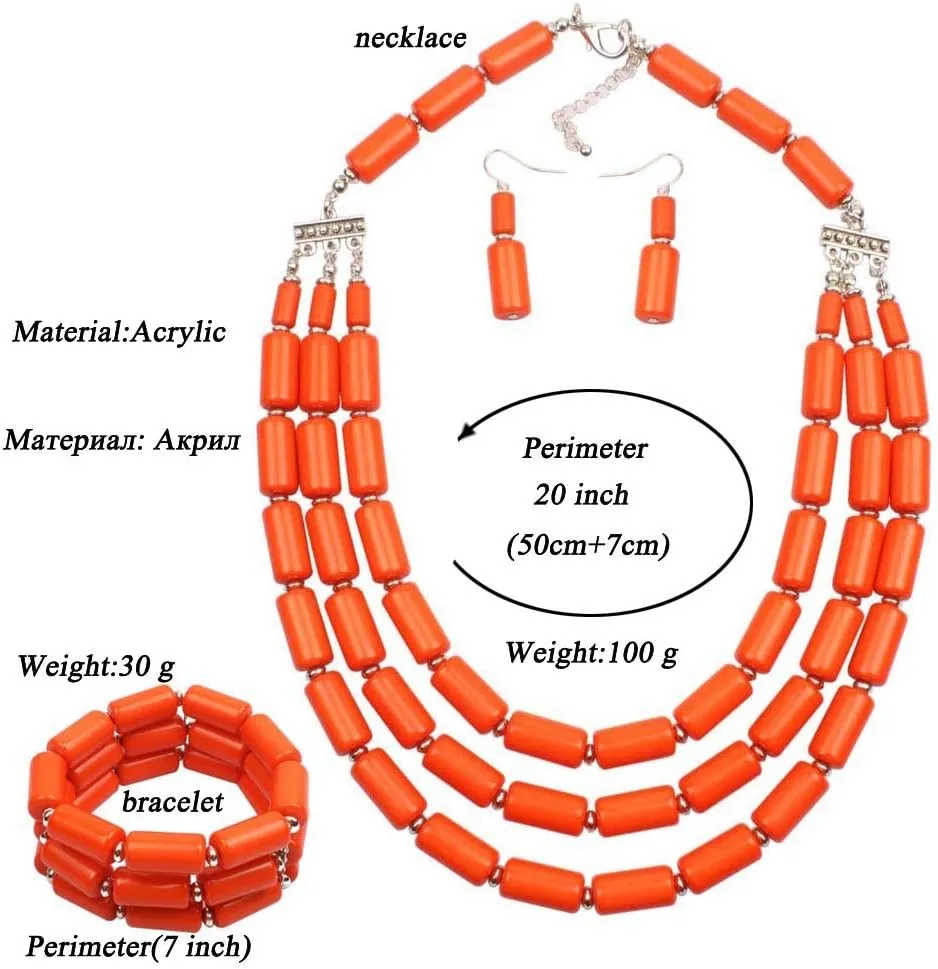 Bohemian style multilayer beaded Necklace   Earrings   Bracelet set for Women's and girls gifts