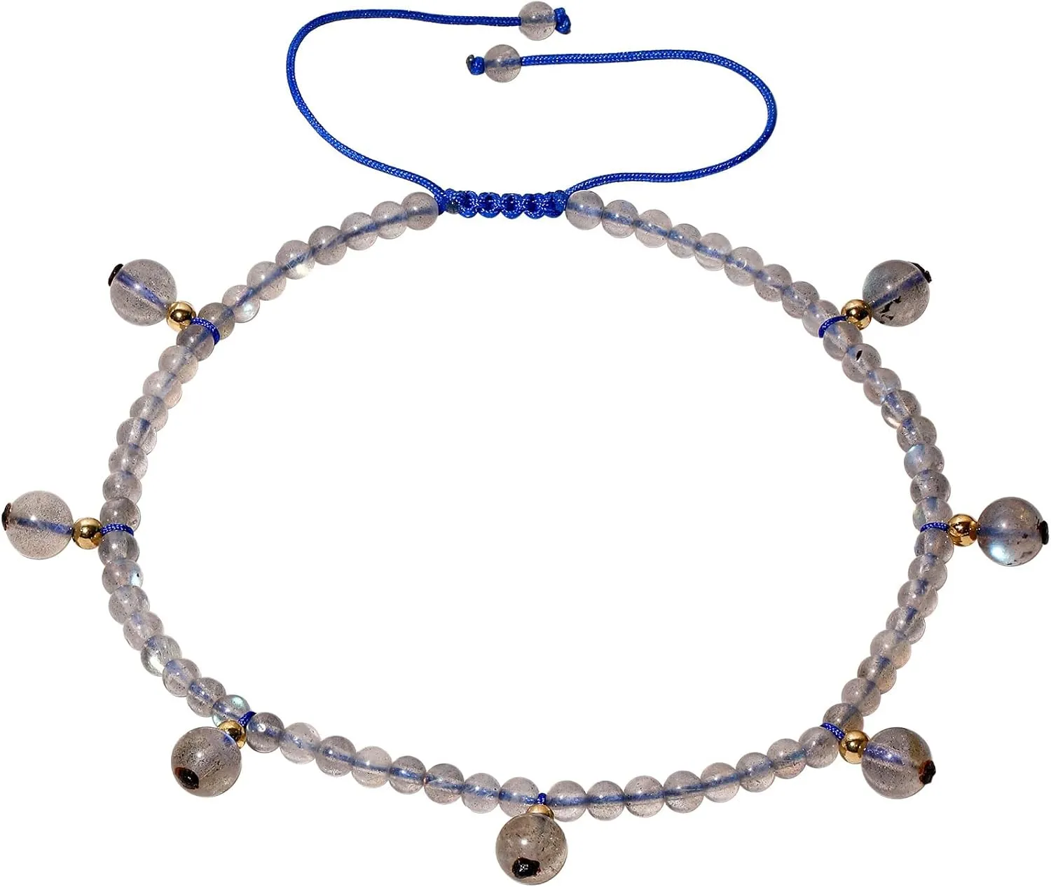 Boho Crystals and Stones Beaded Anklet Yoga Meditation Handmade Foot Jewelry Anklets for Women Summer Beach