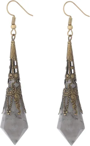 Boho Multiple Style Natural Stone Earrings for Women Unique Healing Gemstone Energy Hypoallergenic Lightweight Dangle Drop Earrings Multiple Styles Earrings Jewelry for Birthday Party Gift