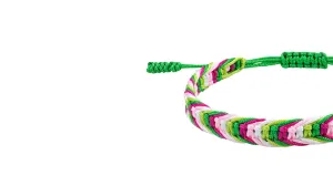 Boho String Bracelets, Green String Summer Beach Cute Friendship Bracelets for Women Men Teen Girls, Waterproof Adjustable