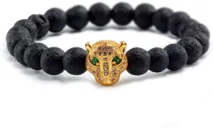 Bracelet Men Black Lava Healing Balance Beads Reiki Buddha Prayer Natural Stone Yoga Bracelet For Women,G white style 1