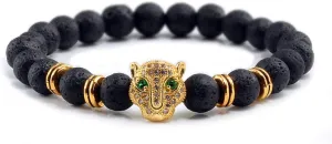 Bracelet Men Black Lava Healing Balance Beads Reiki Buddha Prayer Natural Stone Yoga Bracelet For Women,G white style 2