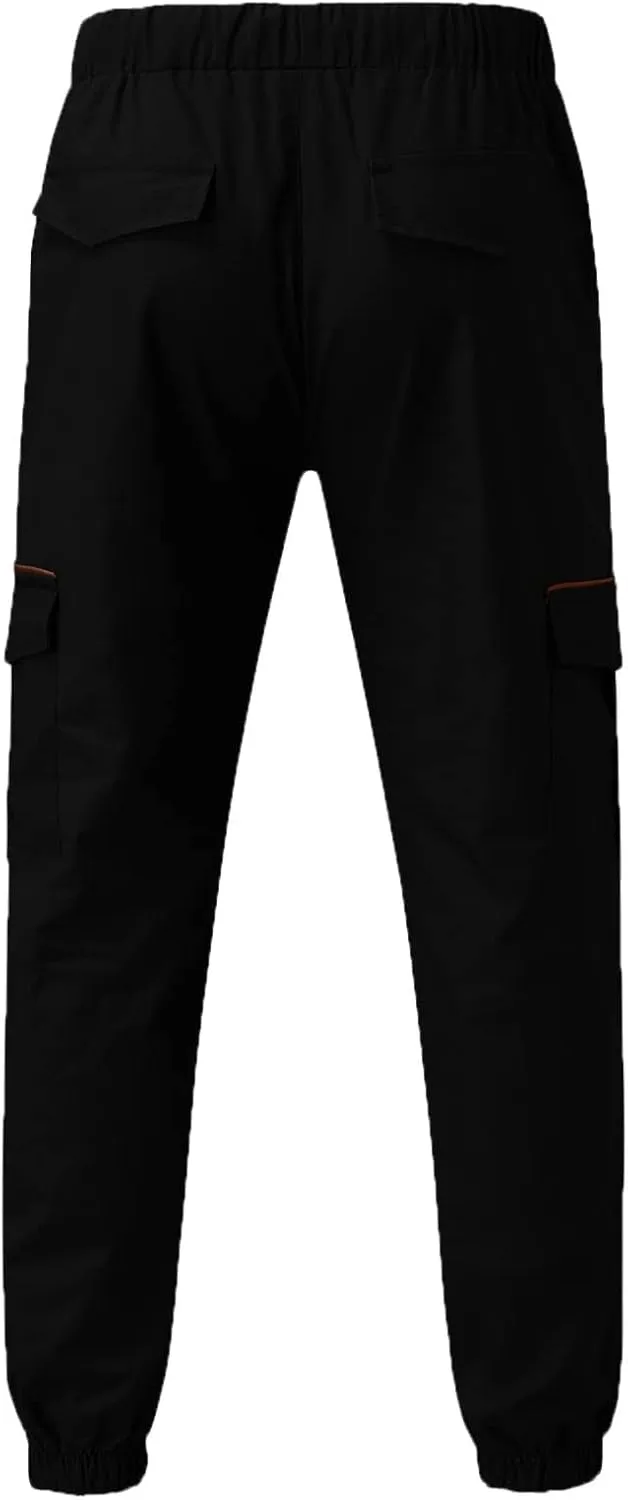 Cargo Pants for Men,Outdoor Tactical Pants Water Resistant Ripstop Pants Lightweight Hiking Work Pants Apparel