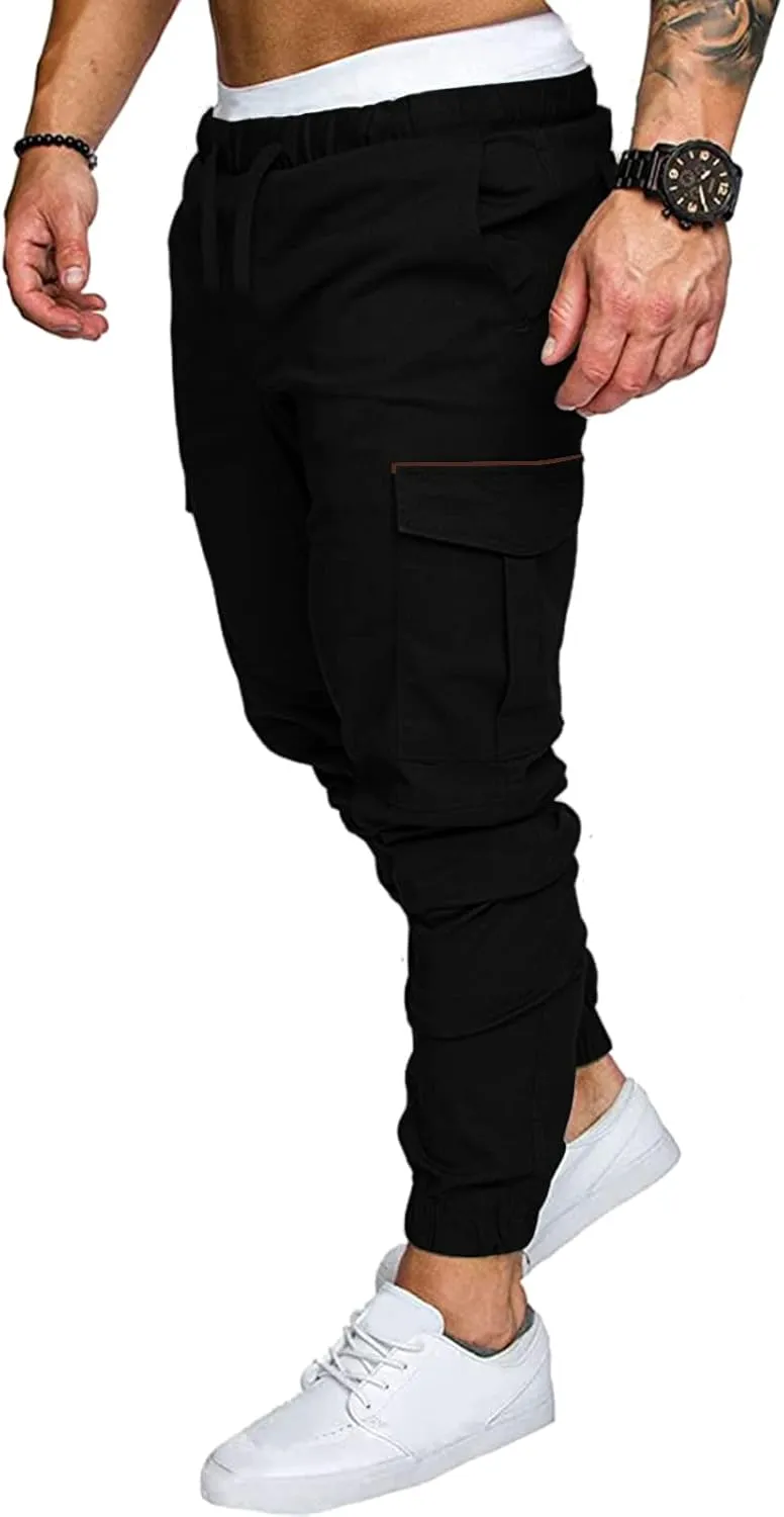 Cargo Pants for Men,Outdoor Tactical Pants Water Resistant Ripstop Pants Lightweight Hiking Work Pants Apparel