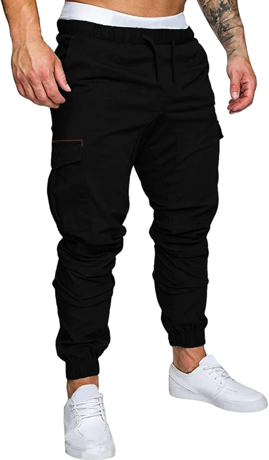 Cargo Pants for Men,Outdoor Tactical Pants Water Resistant Ripstop Pants Lightweight Hiking Work Pants Apparel