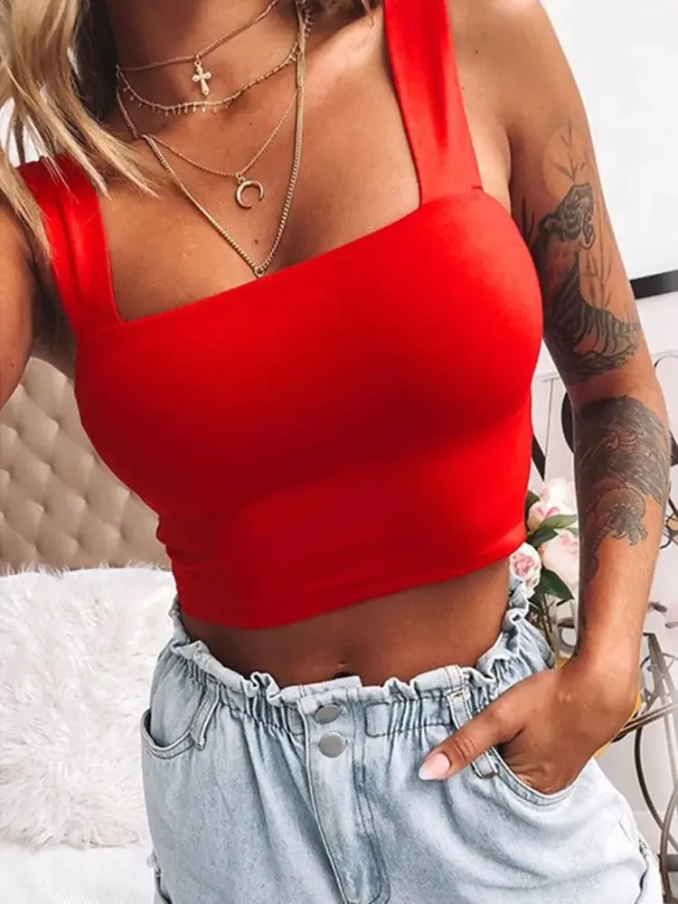 Casual Basic Crop T-Shirt