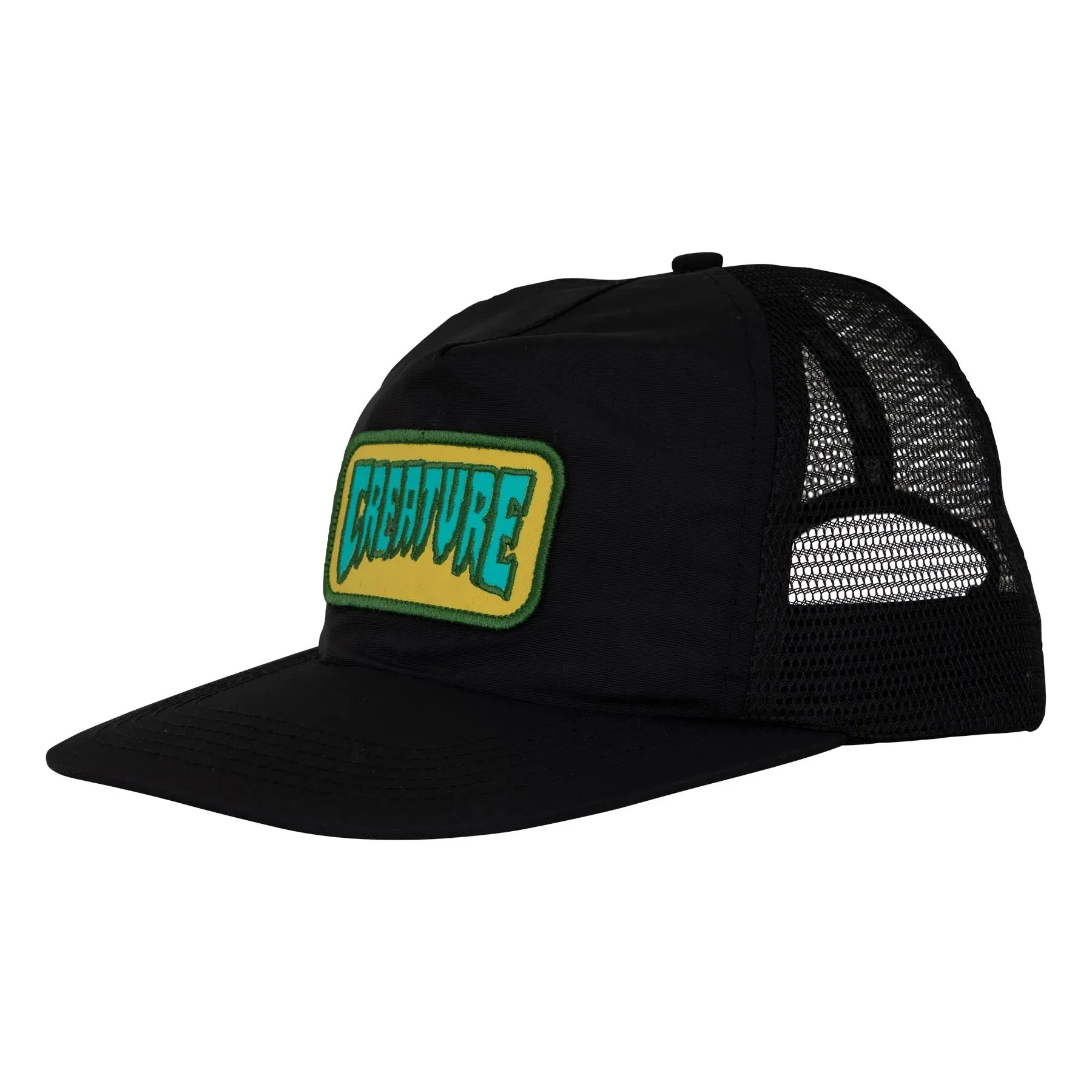 Creature Haunted Sea Mesh Trucker - Black