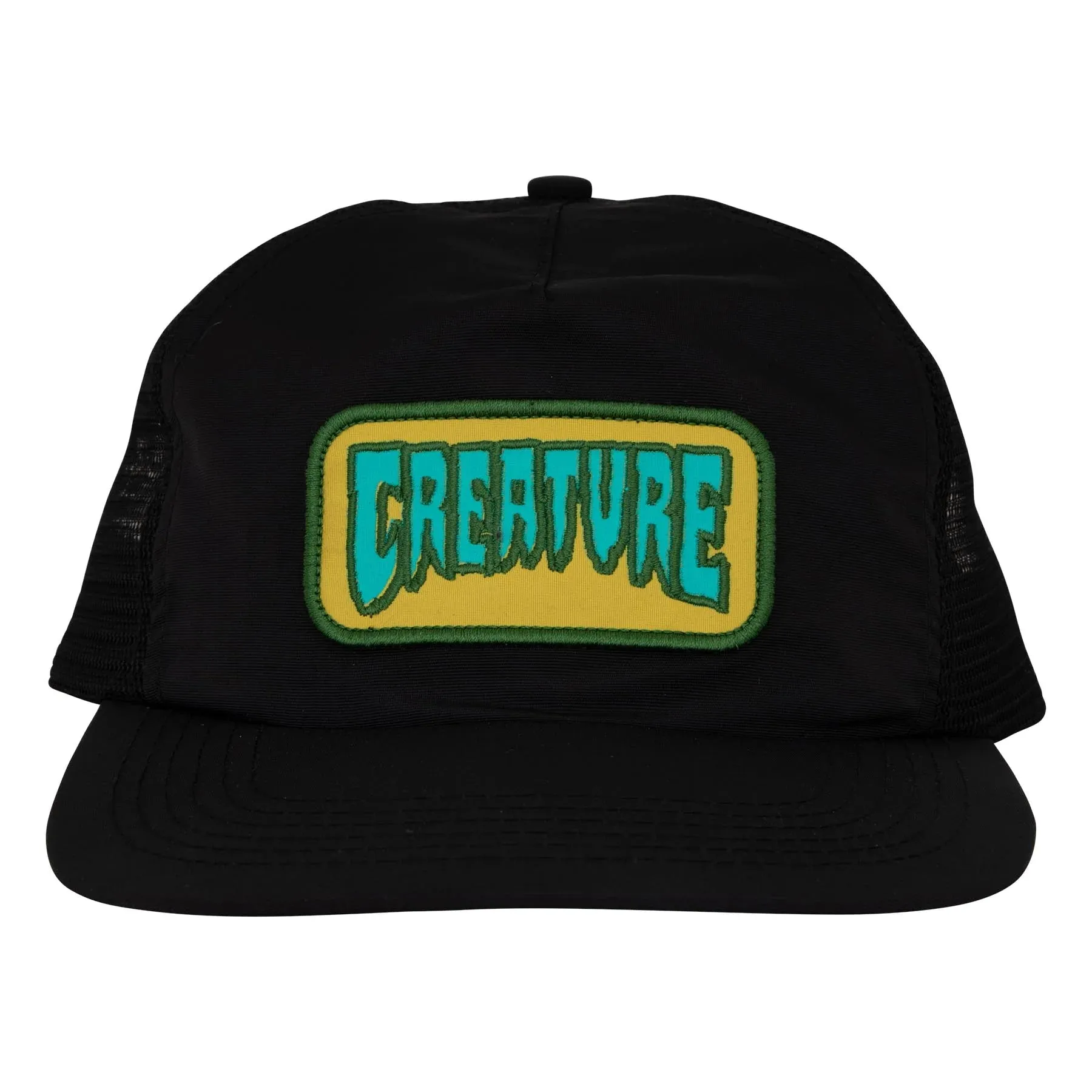 Creature Haunted Sea Mesh Trucker - Black