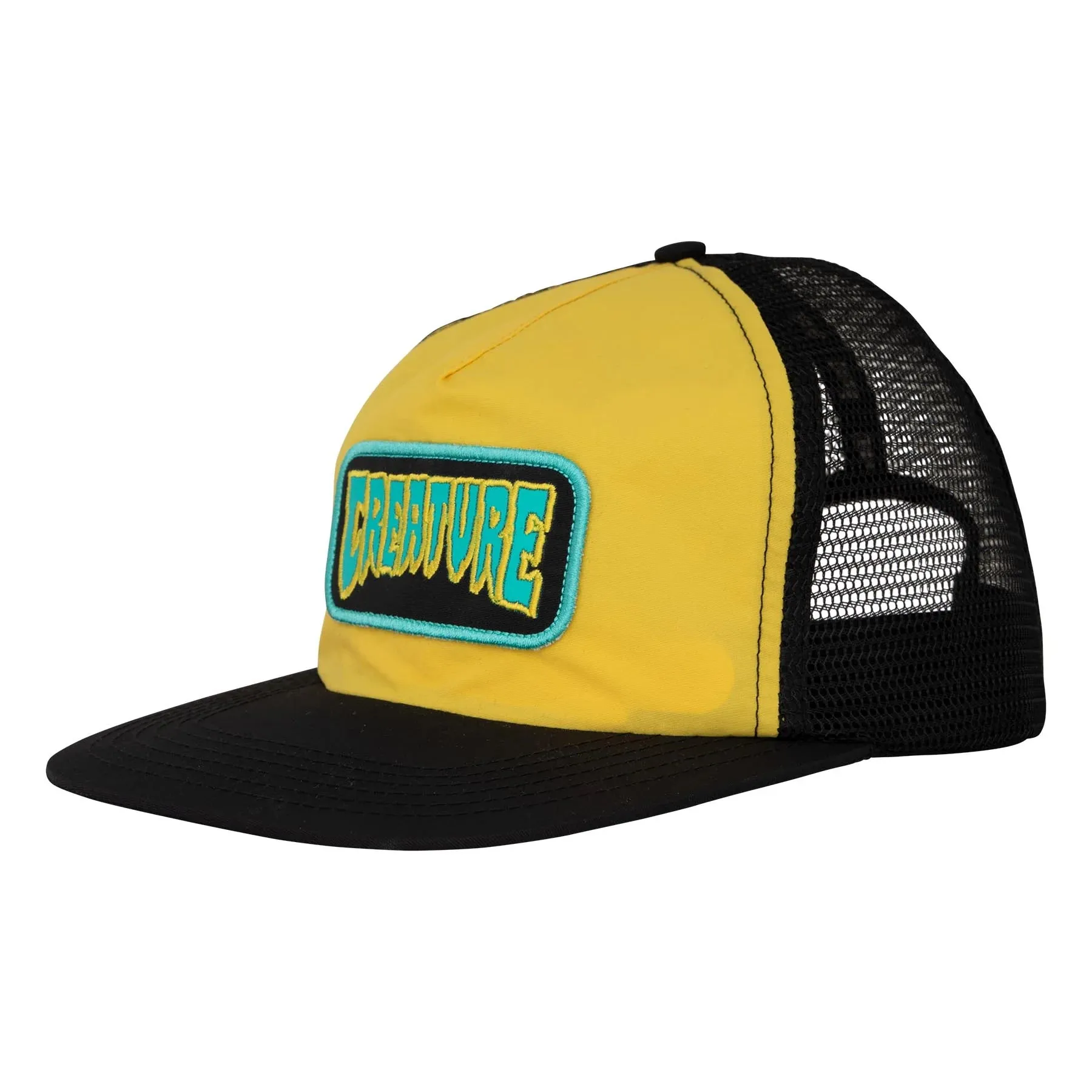 Creature Haunted Sea Mesh Trucker - Cornsilk