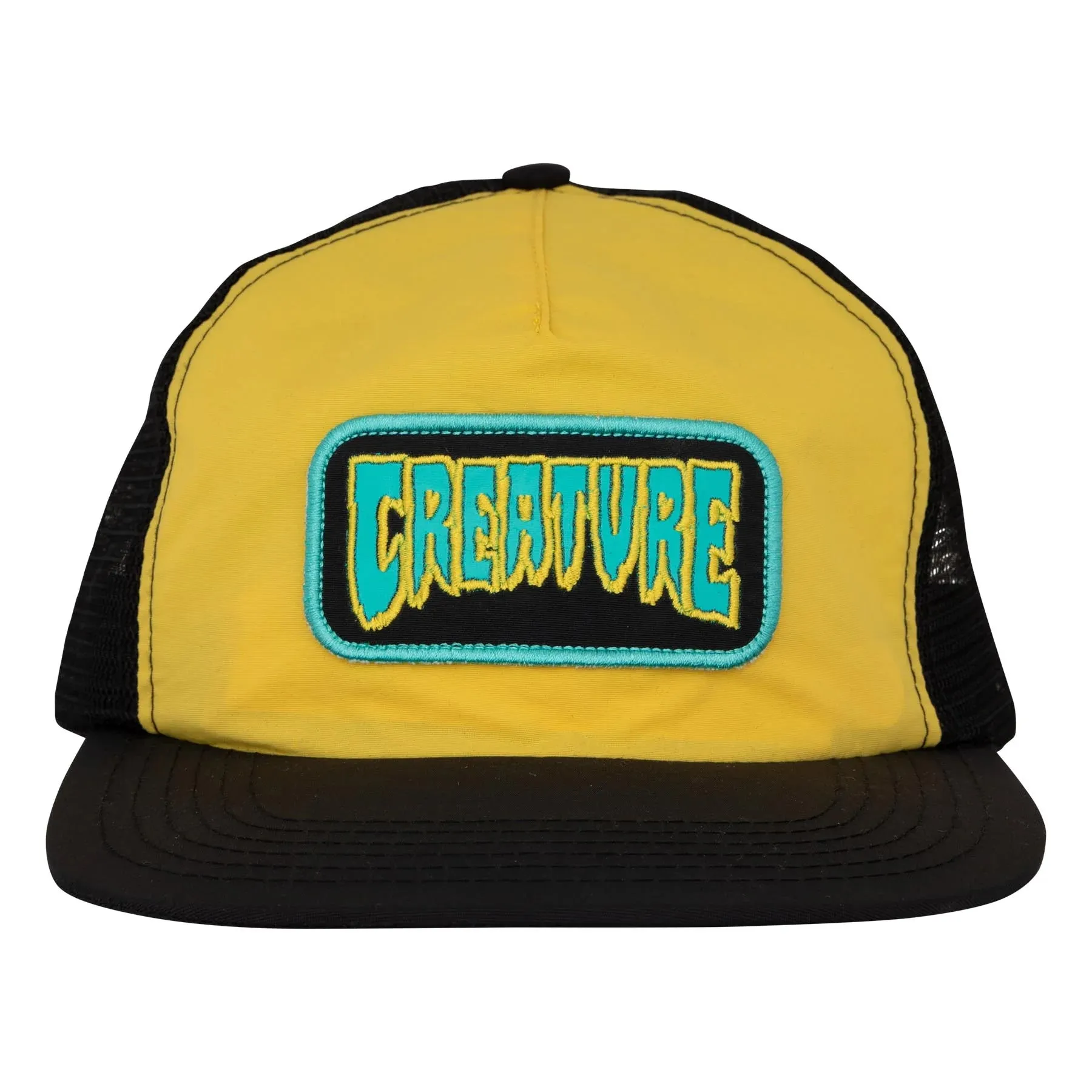 Creature Haunted Sea Mesh Trucker - Cornsilk