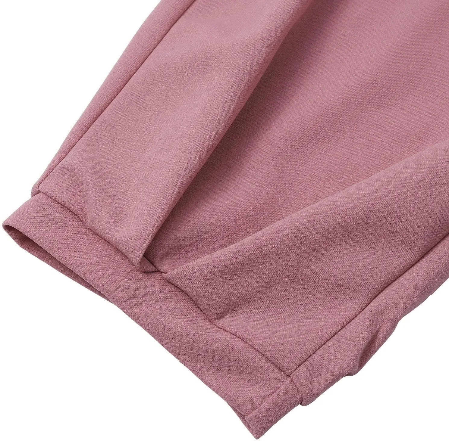 CRNTCEM Womens Casual Sports Harem Pants Drawstring Pleasted Athletic Jogging Pants Lightweight Outdoor Hiking Work Trousers