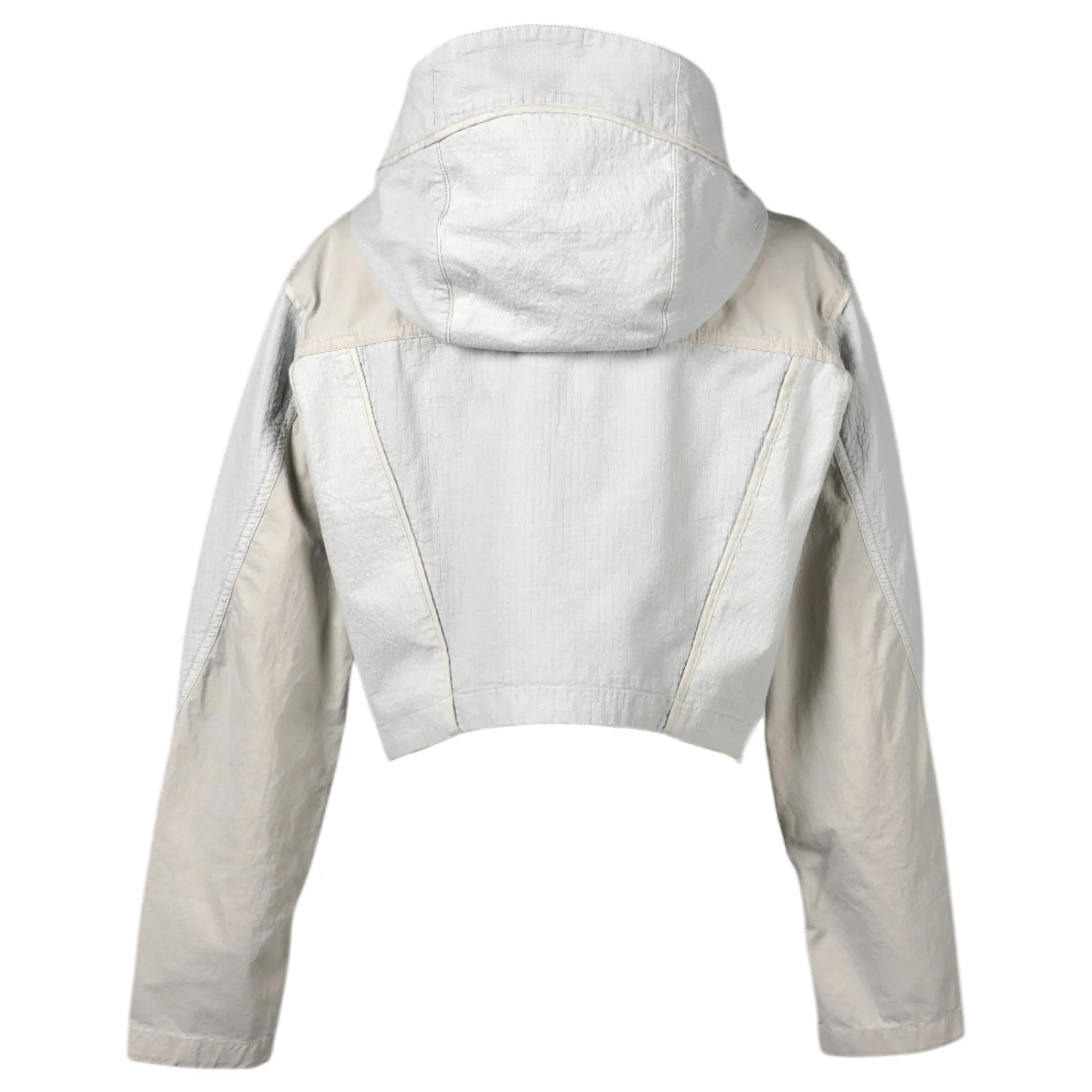 DYED CROP JACKET / SAND GREY