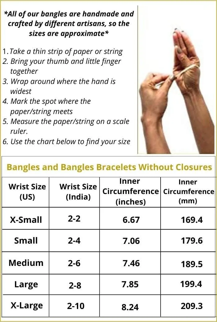 Efulgenz Boho Oxidized Bangles CZ Crystal Metal Indian Bracelet Bangle Set Jewellery for Women
