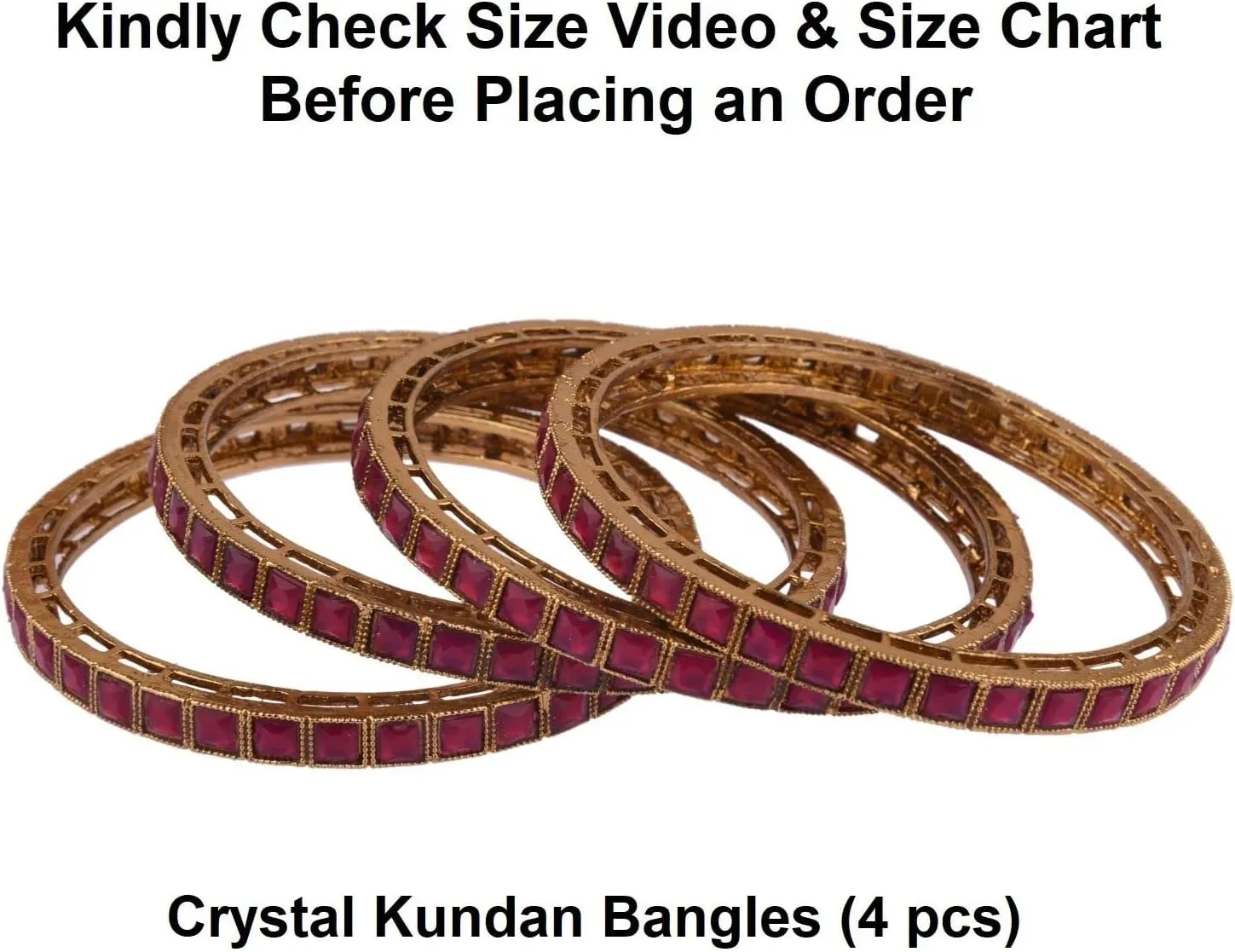 Efulgenz Boho Oxidized Indian Bangle Set Traditional Jewelry Kundan Bangle Crystal Bracelet Bridal Jewelry Indian Wedding Jewelry for Women