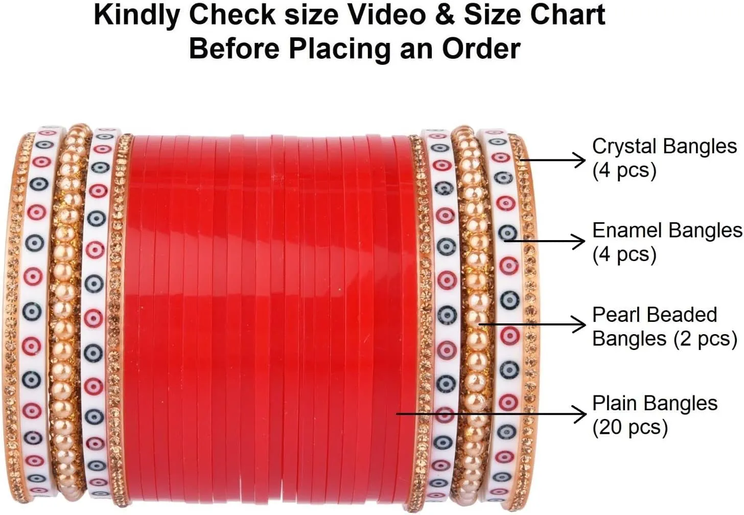 Efulgenz Indian Bridal Bangle Bollywood Rhinestone CZ Crystal Traditional Bangle Bracelet Jewelry Set