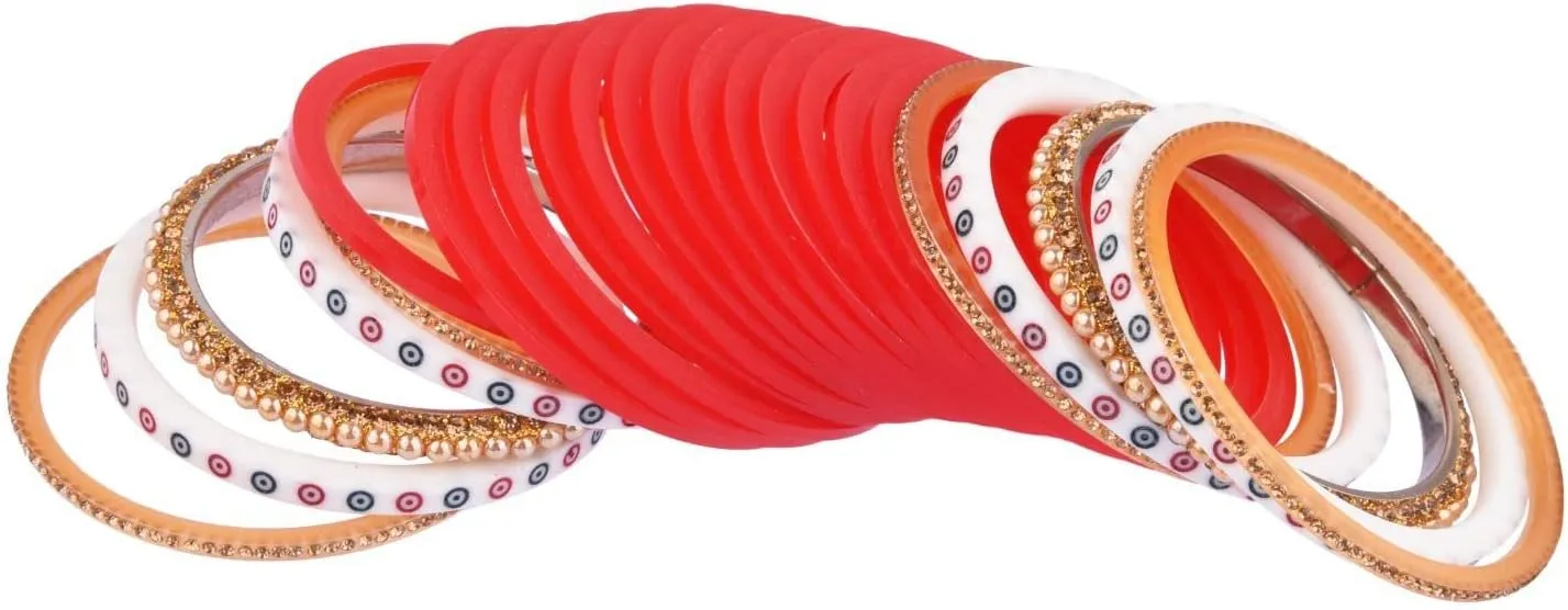 Efulgenz Indian Bridal Bangle Bollywood Rhinestone CZ Crystal Traditional Bangle Bracelet Jewelry Set