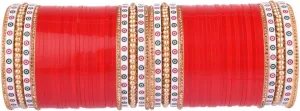 Efulgenz Indian Bridal Bangle Bollywood Rhinestone CZ Crystal Traditional Bangle Bracelet Jewelry Set