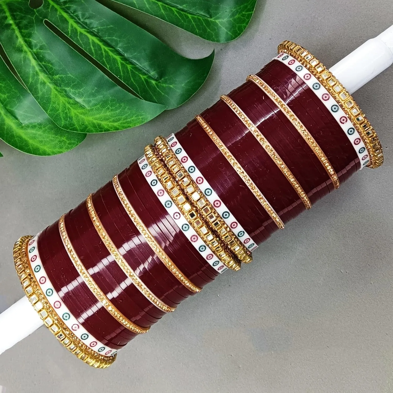 Efulgenz Indian Bridal Bangle Set Bollywood Rhinestone CZ Crystal Traditional Bangle Bracelet Jewelry