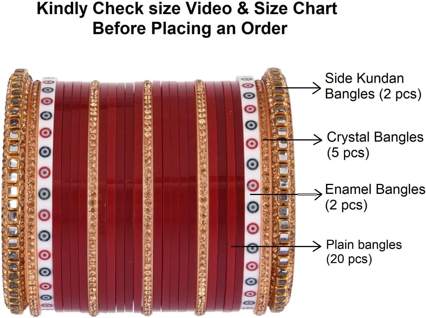 Efulgenz Indian Bridal Bangle Set Bollywood Rhinestone CZ Crystal Traditional Bangle Bracelet Jewelry