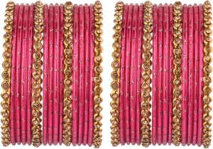 Efulgenz Metal Bangle Set Oxidized Crystal Bangles with Two Dozen Glossy Finish Textured Dotted Metal Bangles Indian Bangles for Women Boho Bracelet Bangle Bollywood Fashion Statement Jewelry