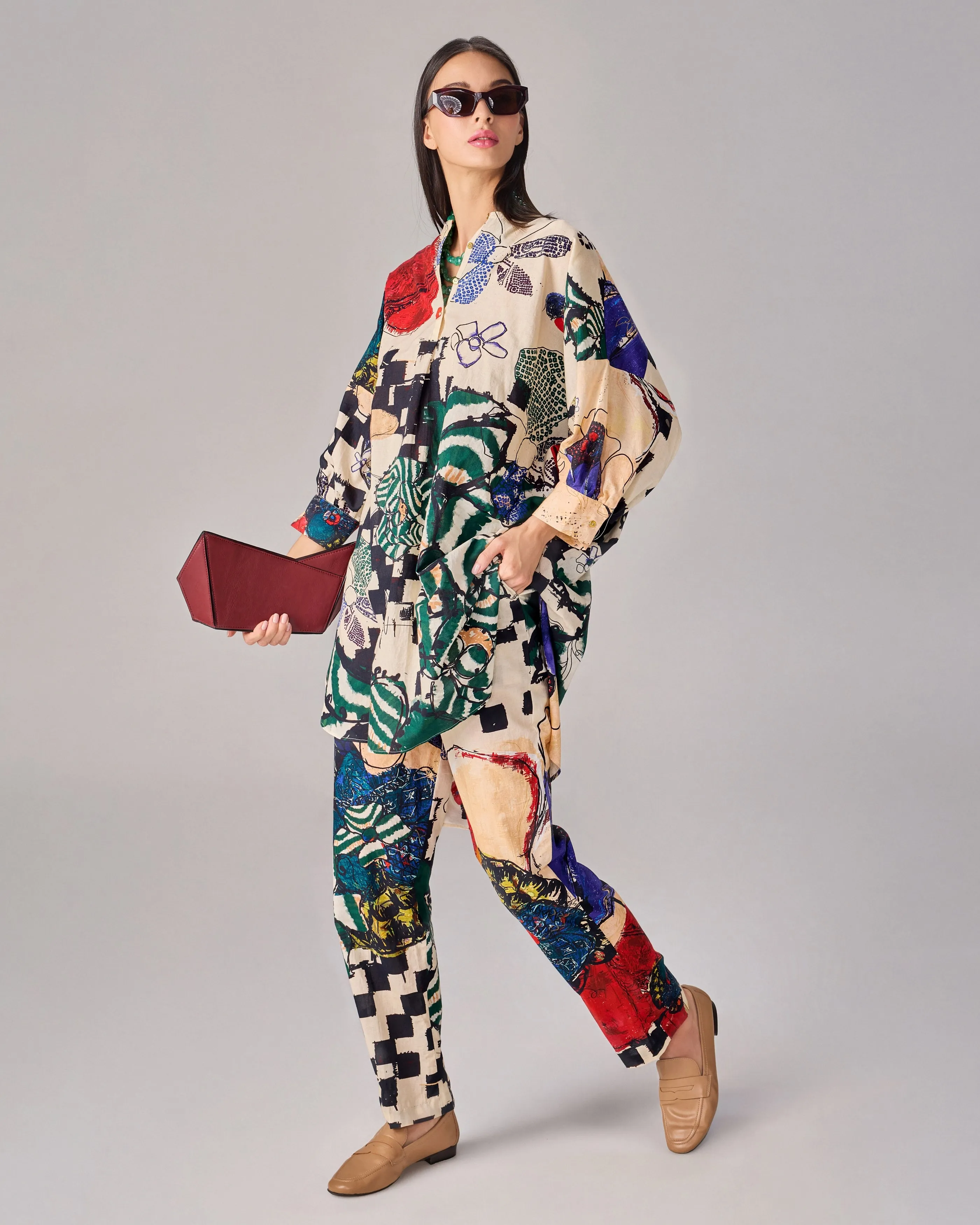 Floral Akira Tunic Set