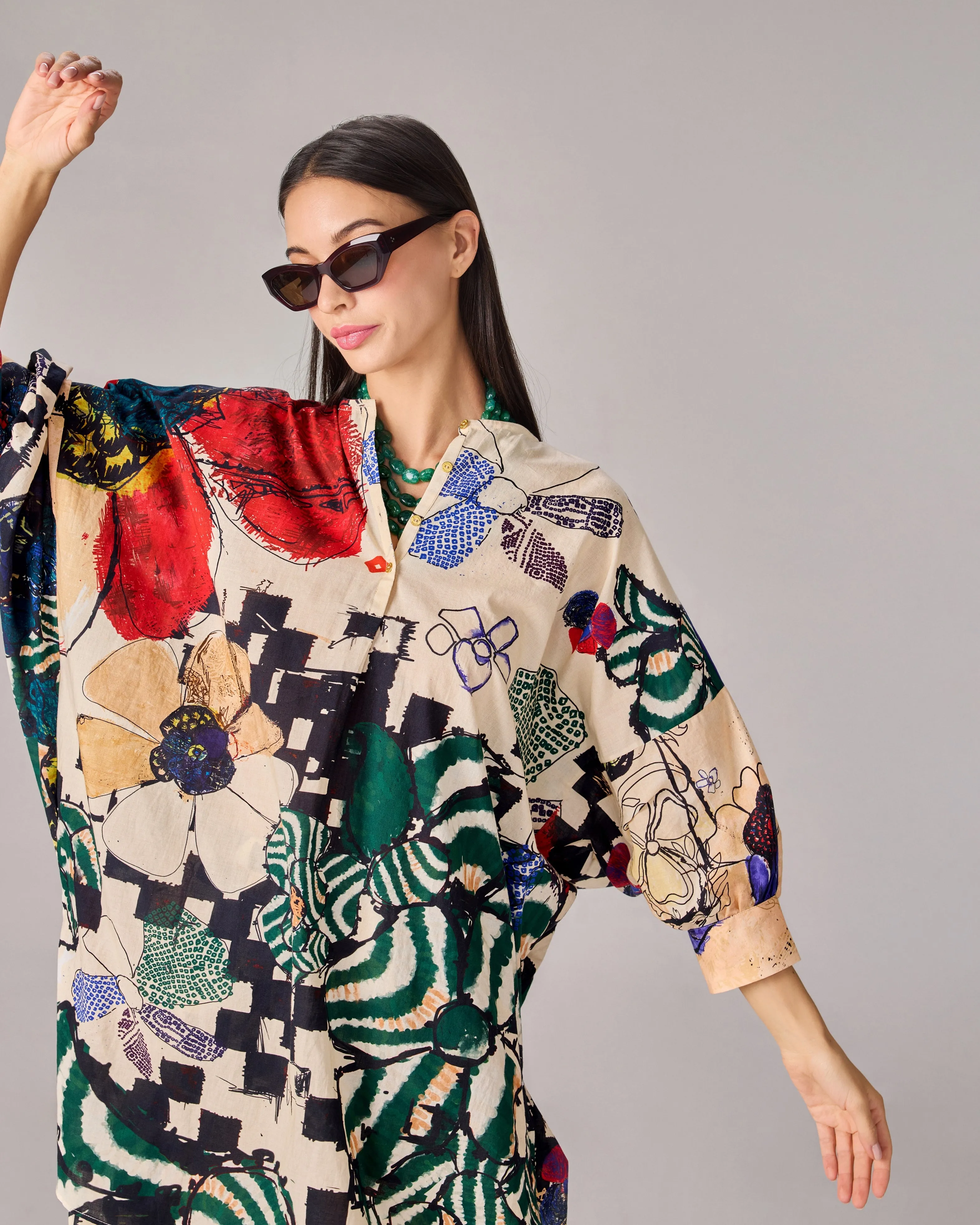 Floral Akira Tunic Set