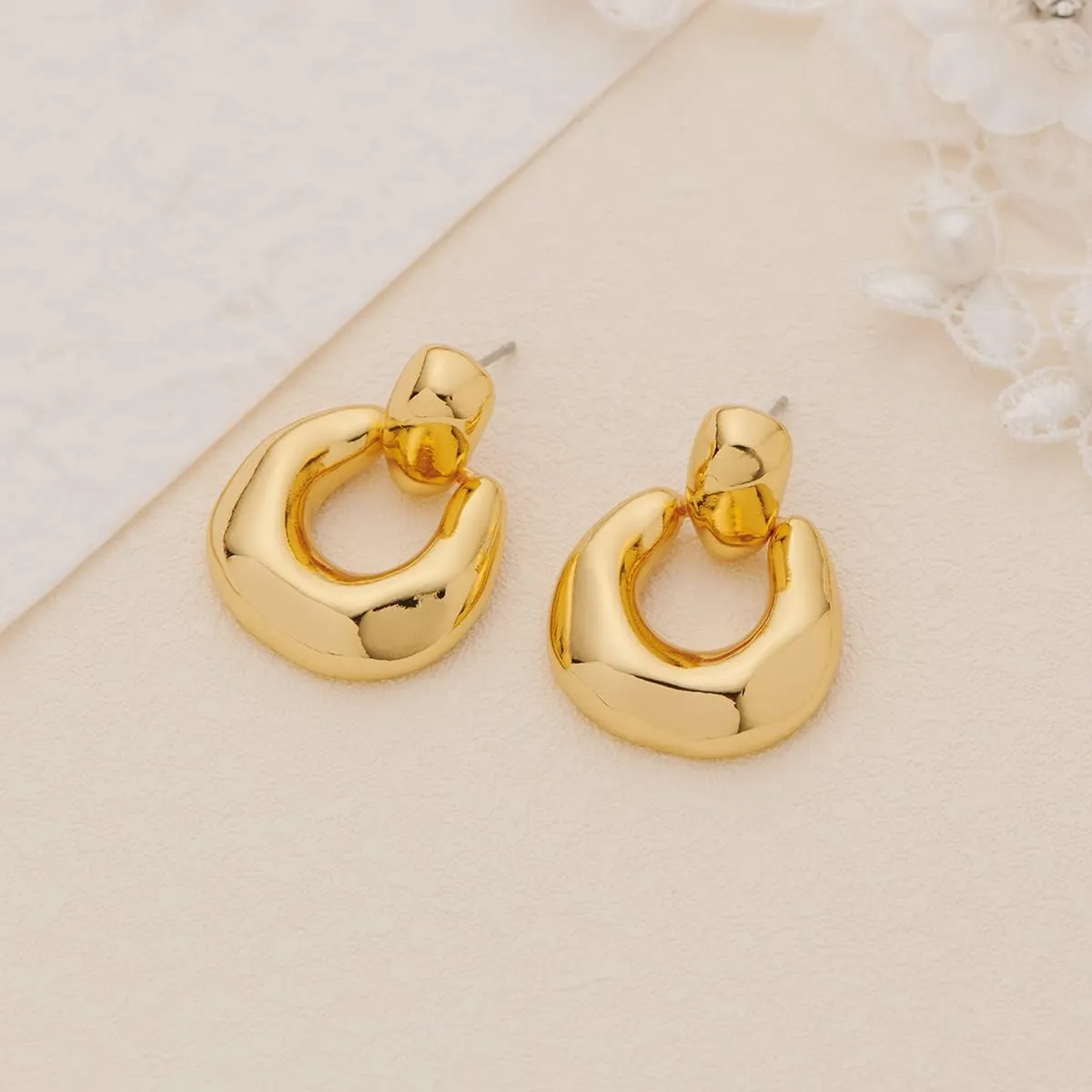 Gold Silver Hoop Dangle Earrings For Women Statement Retro Earrings Multiple Styles Jewelry for Birthday Party Jewelry