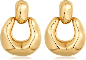 Gold Silver Hoop Dangle Earrings For Women Statement Retro Earrings Multiple Styles Jewelry for Birthday Party Jewelry
