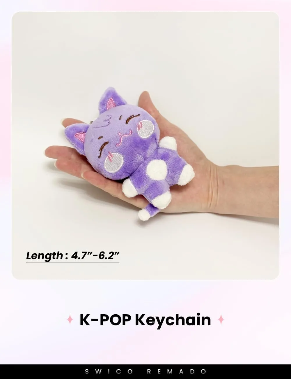 Kpop Keychains Cute Cartoon Keyring Car Key Pendant Women Handbag Wallet Pendants
