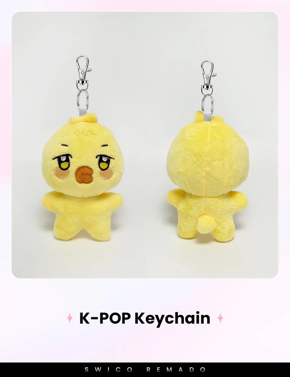 Kpop Keychains Cute Cartoon Keyring Car Key Pendant Women Handbag Wallet Pendants
