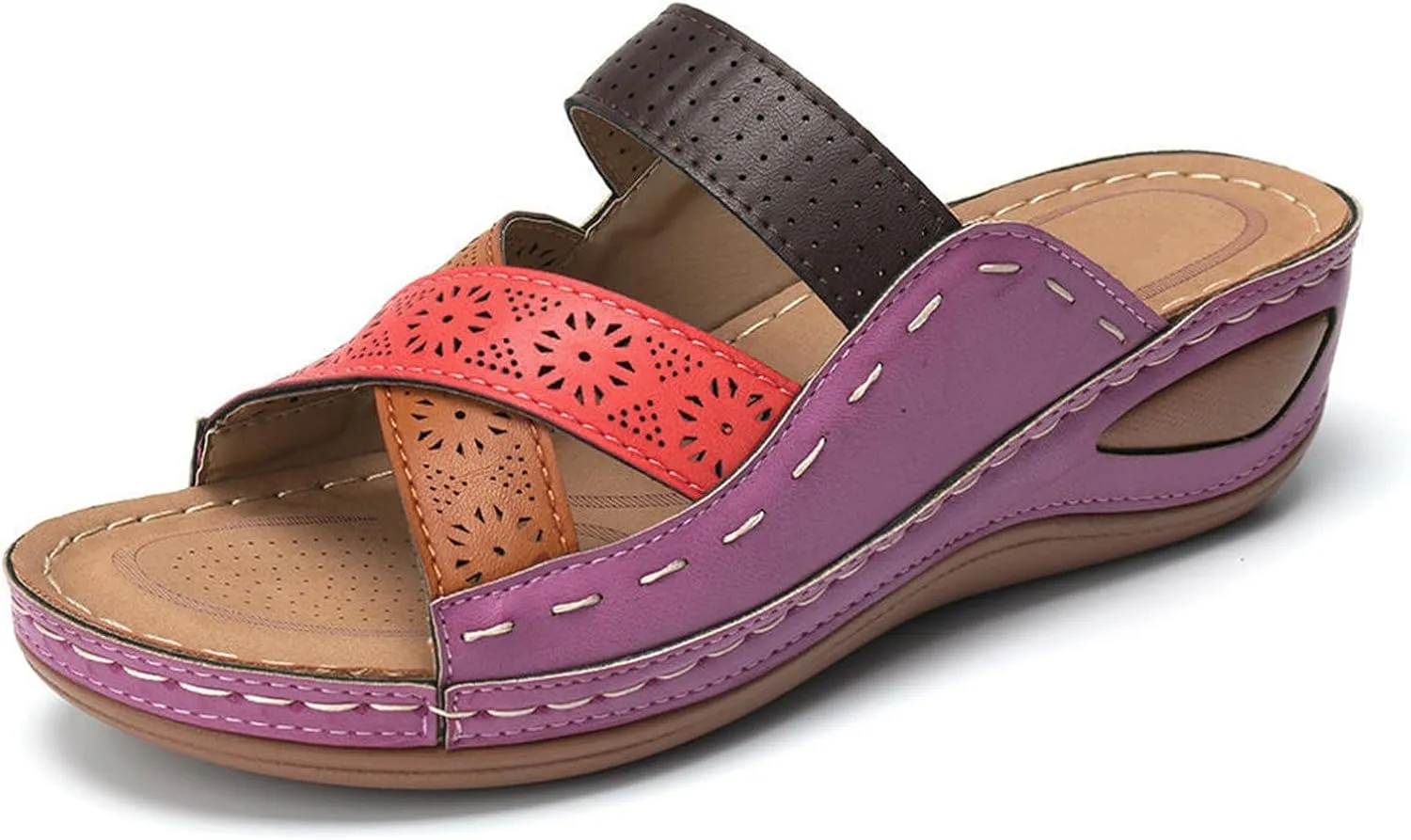 Ladmiple Orthotic Dress Sandals For Women With Arch Support Fashion Comfortable Slides Slippers Orthopedic Flip Flops