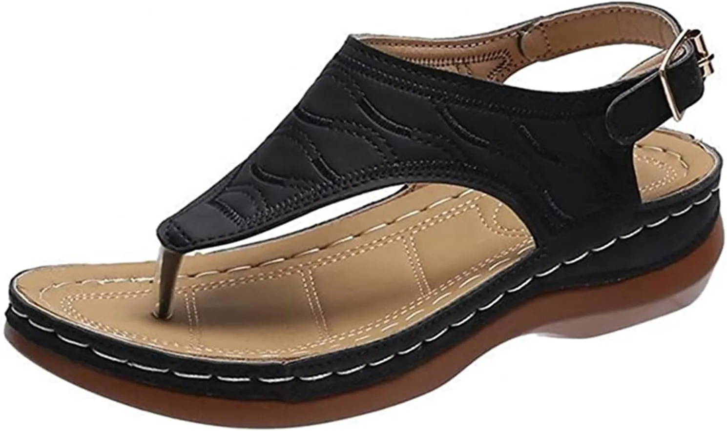 Ladmiple Orthotic Sandals For Women With Arch Support Orthopedic Flip Flops Soft Dressy Summer Beach Shoes Comfortable Slides