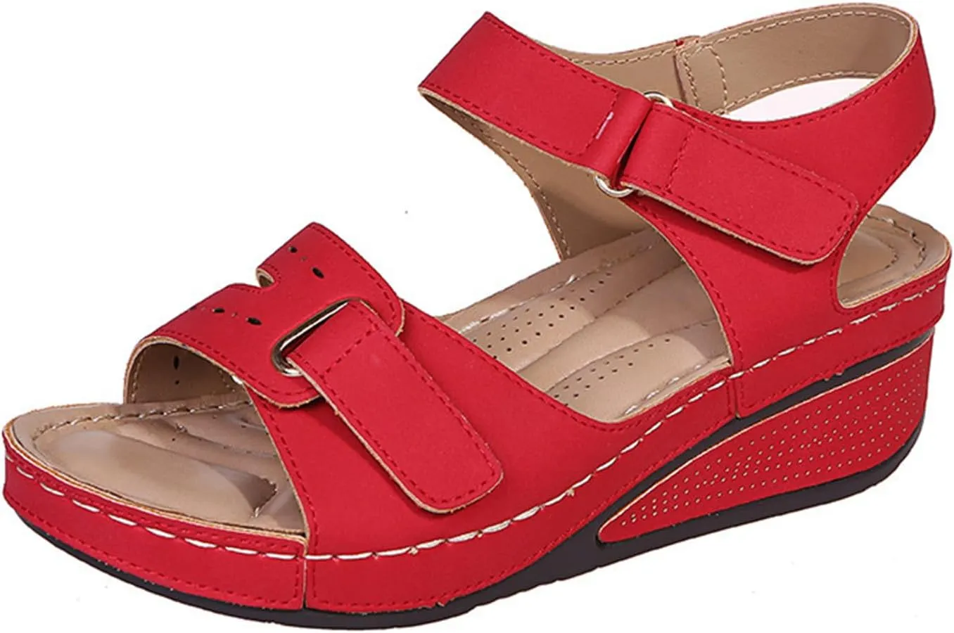 Ladmiple Women's Sandals Comfortable Dressy Orthotic Walking Slides Open Toe Arch Support Summer Orthopedic Flip Flops 2024