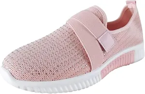 Ladmiple Womens Tennis Shoes Running Fashion Sport Gym Jogging Walking Fitness Sneakers Non Slip Slip On Athletic Shoes