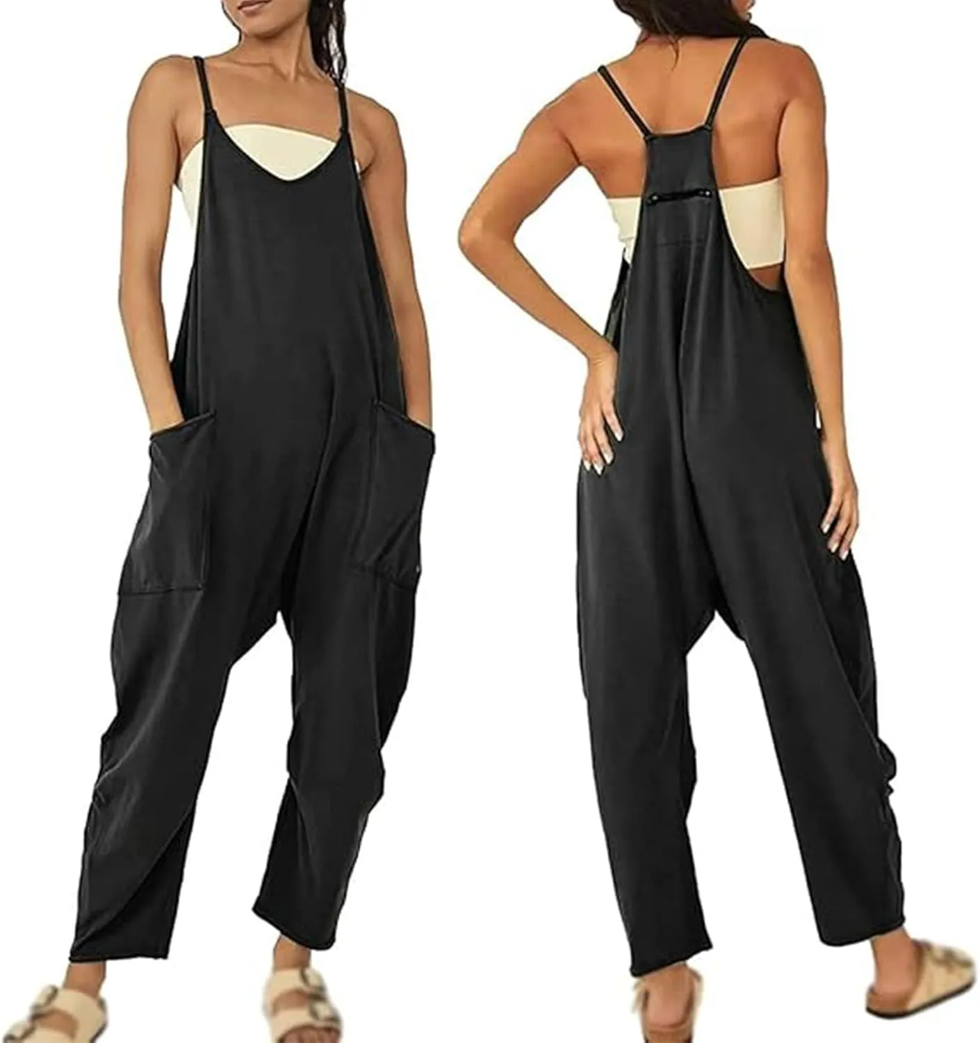 Lahloya Maternity & Postpartum Jumpsuit - Oversized Wide Leg