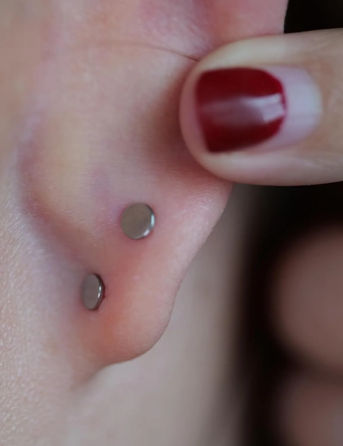 Limerencia G23 Hypoallergenic 18g Flat Back Stud Earrings | F136 Implant Grade Titanium Press Fit Threadless Push Pop in Cartilage Helix Labret Lip Monroe Tragus Piercing Studs
