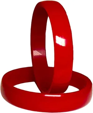 Meenakshi imitation Set of 2 Handcrafted Deep Red Color Acrylic Pola Bangles Bollywood Designer Jewelry With Box Gift For Her Bangle Bracelets