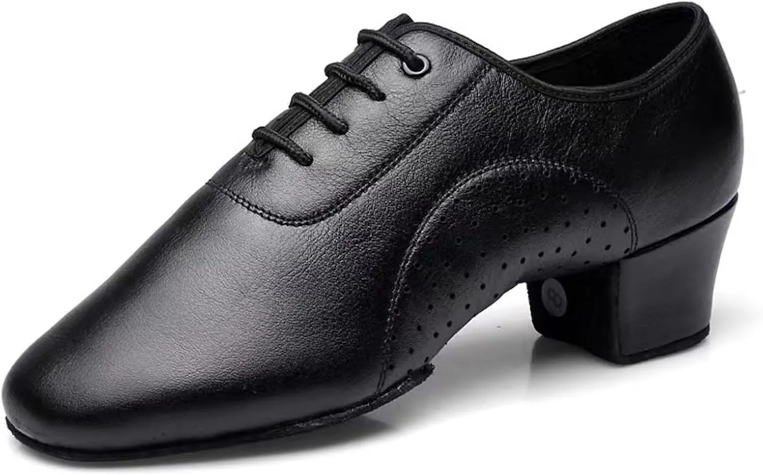 Men's Ballroom Dance Shoes Breathable Performance Dancing Shoes Lace-Up Modern Salsa Practice Teaching Shoes