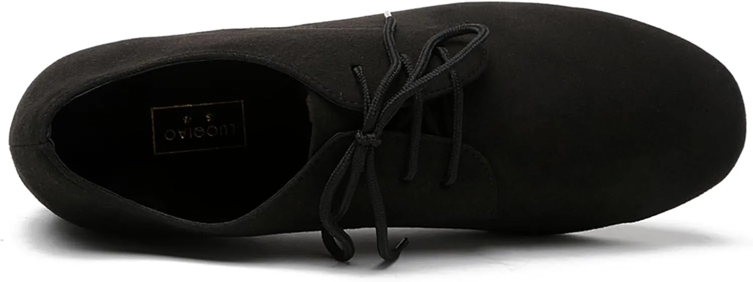 Mens Ballroom Dance Shoes for Latin Salsa Tango with Standard Block Low Heel