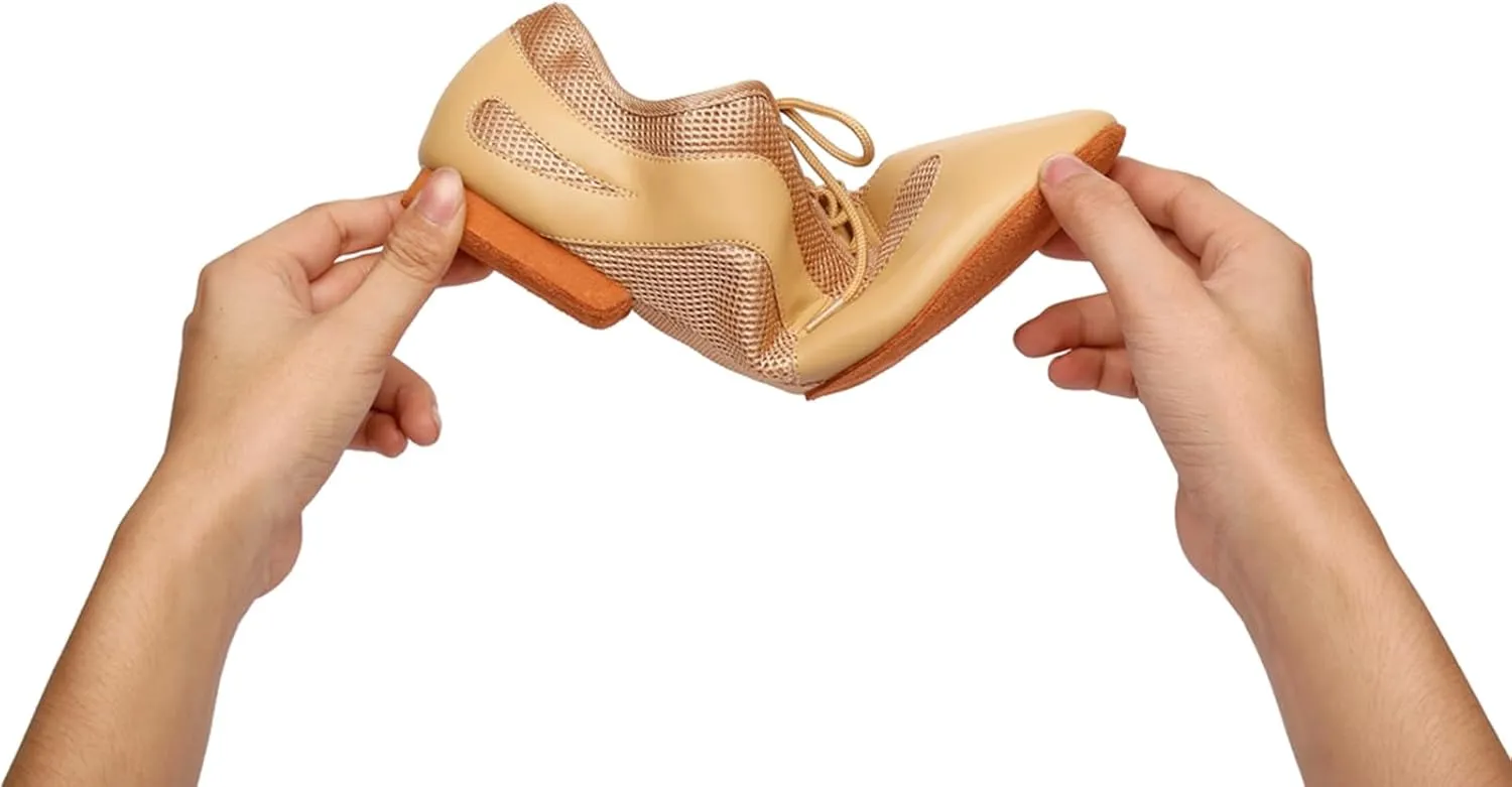 Men's Ballroom Dance Shoes for Latin Salsa Waltz Tango with Standard Block Low Heel