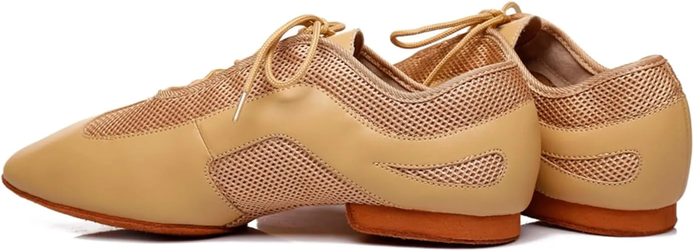 Men's Ballroom Dance Shoes for Latin Salsa Waltz Tango with Standard Block Low Heel