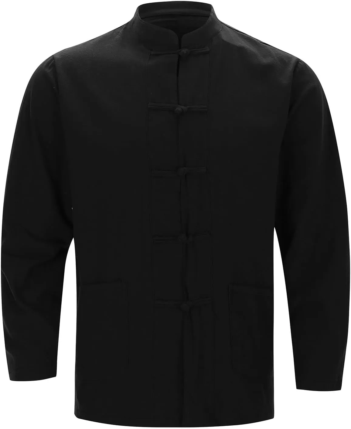 Men's Linen Japanese Chinese Traditional Clothing Tang Suit Long Sleeve Shirt for Men Clothing Tall Cardigan for