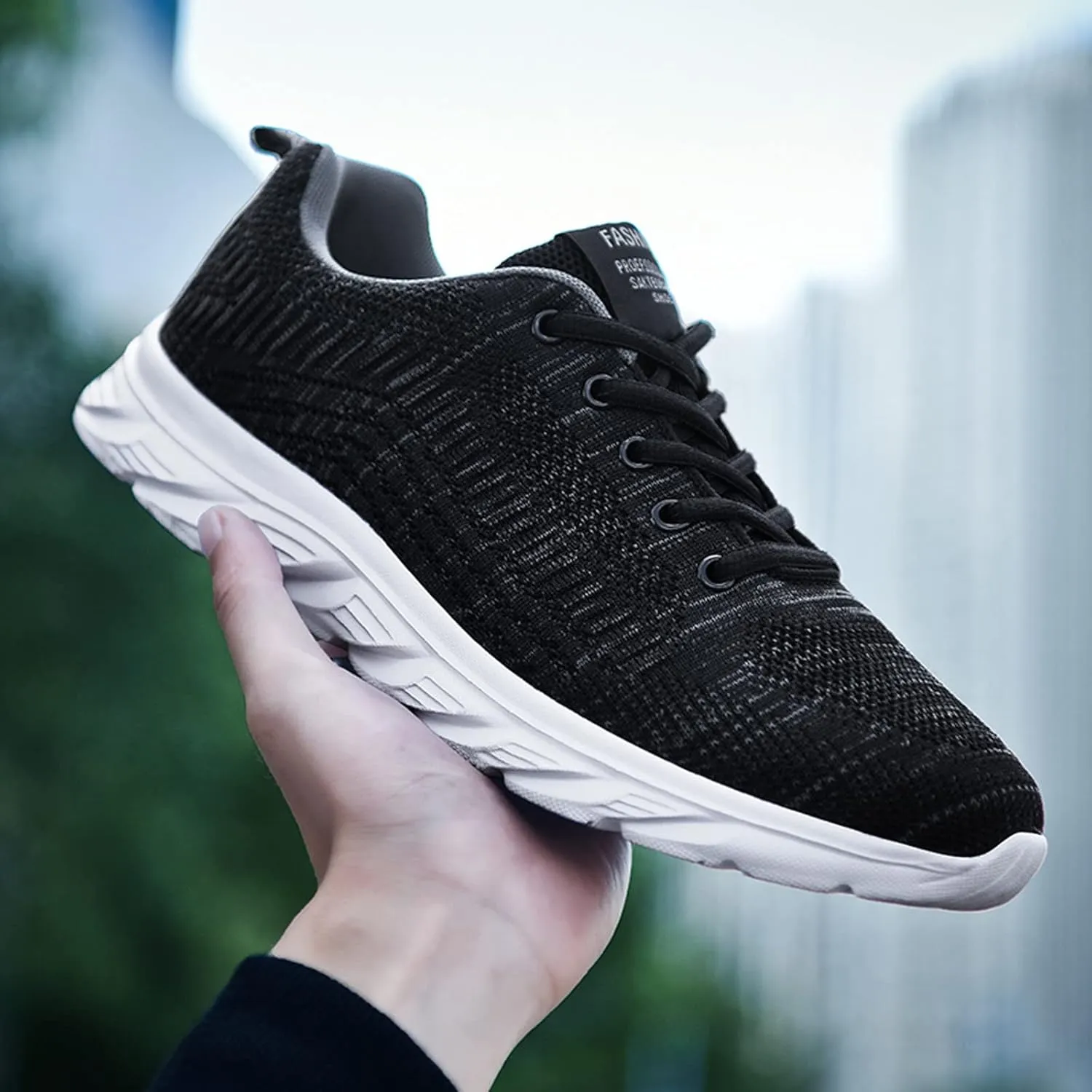 Mens Workout Shoes Running Walking Tennis Shoes for Men Non Slip Light Gym Trainng Shoes Casual Sneaker Comfortable Mesh Athletic Sport Shoes