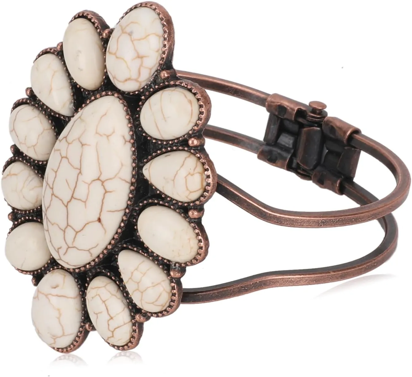 Montana West Rustic Couture's Bohemian Turquoise Cuff Bangle Bracelets for Women Cowgirl
