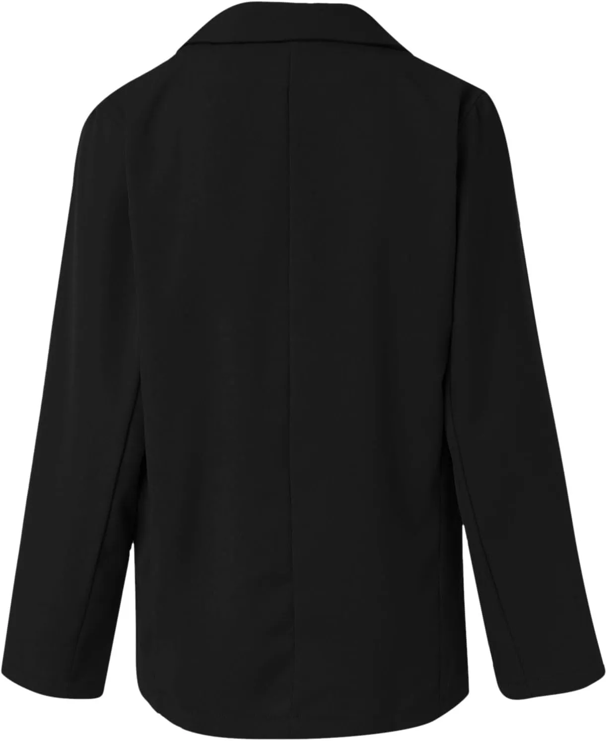 PeQAQ Women's Casual Blazers 2023 Trendy Suit Jacket Long Sleeve Open Front Button Work Office Coats Blazer Jackets Pockets